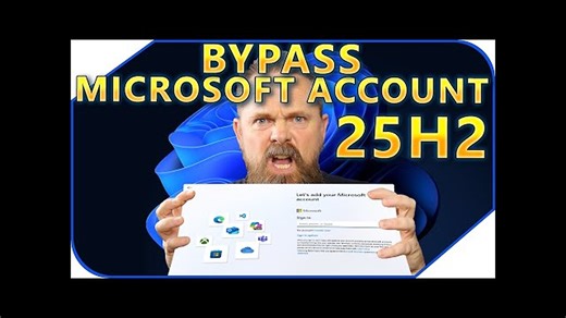 CyberCPU Tech: Windows 11 25H2 Blocks Account Bypass Install!