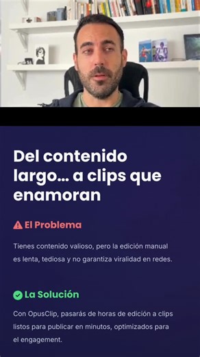 Juanjo Digital on Instagram: "📹 Cómo crear shorts a partir de un vídeo largo con IA (Opus Clip) ¿Sigues editando clips a mano? Con Opus Clip puedes convertir un vídeo largo en varios shorts listos para publicar en minutos. En este tutorial te enseño cómo funciona la IA y cómo aprovecharla de verdad. 👉 Tutorial completo en el enlace de mi perfil."