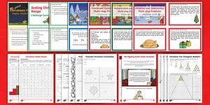 Year 6 Christmas Maths Activity Pack