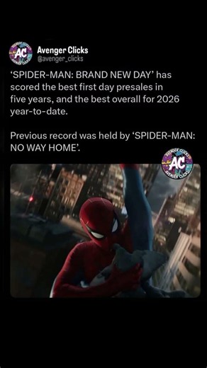 Spider-Man Brand New Day breaks massive box office pre-sale records! 🕷️🔥 #SpiderMan #Shorts #Marvel