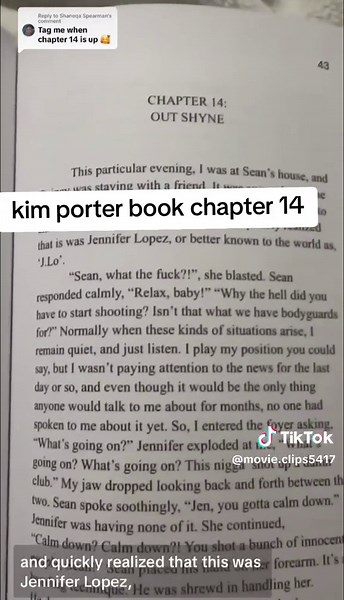 Kim Porter Book Chapter 14 and the Brothers Movie