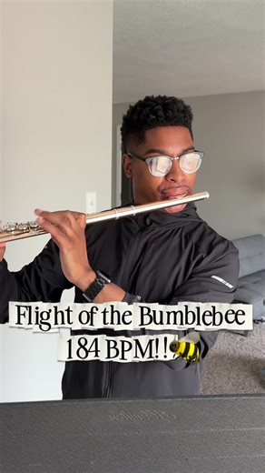 Flight of the Bumblebee Flute Cover at 184 BPM