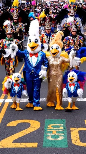The Flockers were partying with the Mummers String Band on 2nd Street today! 🪿🎻 Feathers flying, strings ringing, and pure Philly magic in the air—our favorite seagull family soaked up every note as the band marched by. From flap-worthy tunes to nonstop smiles, the Flockers proved once again they never miss a Mummers moment. Nothing like music, tradition, and a little bird-brained fun on 2nd Street! | Watch The Tramcar Please