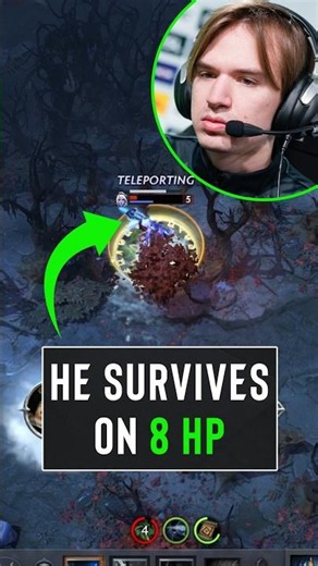 Quick thinking saved Pure's life! 🤯 #dota #dota2 #learndota