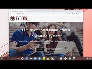 2020 - #FydeOS #Version 8.21 #First #Boot - Creating #Account & Log-in to the #System - #January 11