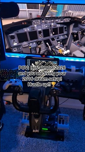 POV: Dream Flight Simulator setup #msfs2024 #flightsim #aviation #setup #dream #flightsimulator