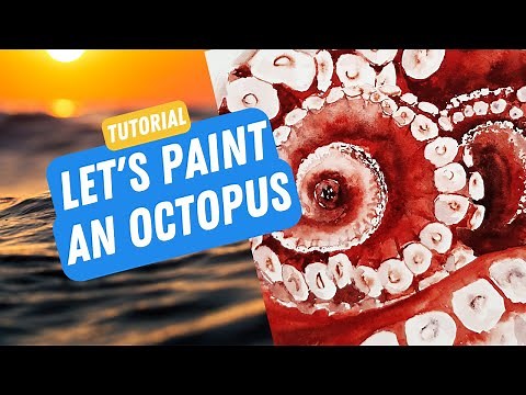 Watercolor Tutorial for Beginners: Octopus