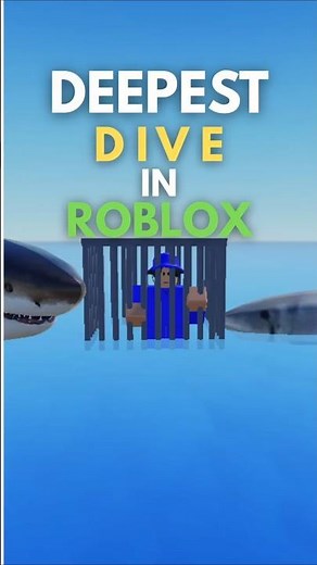 DEEPST DIVE in Roblox! 🦈🪸