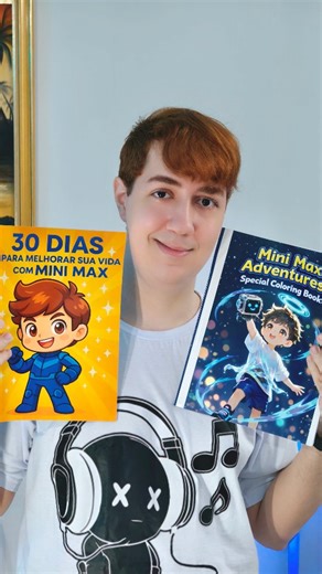 Rodrigo RK on Instagram: "Mini Max ©️ Adventures starting NOW 🌟 Nossos novos Books na Amazon pra vocês 📕 *NOW ON LAUNCH SALE FOR LIMITED TIME* Mini Max Coloring Book 🎨 🖍️ Livro Com 70 páginas, tamanho grande e cheio de imagens lindas pra você dar vida com suas cores às aventuras do Mini Max, da Ruby e do BRED ©️! Além disso, temos histórias curtas também que você pode ler enquanto pinta para entrar no mundo do Mini Max 😋 😄 30 Days to Improve your Life with Mini Max Seu diário secreto 🤫 só