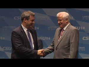 Söder and Seehofer in Ingolstadt | BR24