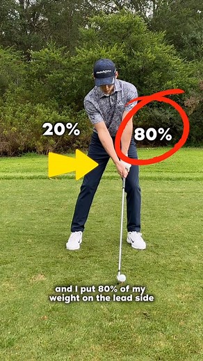Set up for a Stinger! 🐝 #golf #golfswing #golftips #golfcoach #golfhack | GolfSlump