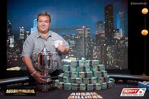 Manny Stavropoulos Wins the 2015 Aussie Millions Main Event for AU$1,385,500