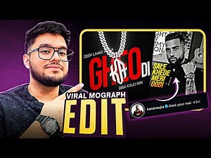How I Created This Viral Mograph Edit: After Effects Tutorial🔥