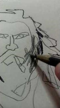 I am draw Hamza#art #drawing#move# dhurandhar#marker drawing#