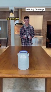Milk jug challenge! 🐮 #familythings #family #challenge #familygames #competition #fun #game #familygamenight | Klem Family