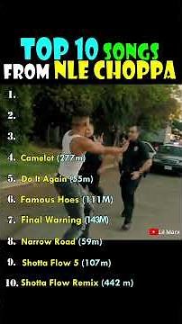 Top 10 Songs from NLE Choppa #HipHop #Rap #Ranking