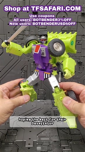 Bot Bender Orinj on Instagram: "Can't knock the hustle! Xtransbot has really been improving their product quality. Their Ground Bite, aka third-party Masterpiece Scrapper of Constructicon fame, is one of their best product offerings to date. I'm really quite impressed. Sure, it's not MMC, Maketoys, or Newage level of quality and engineering, but credit where credit's due, it's not a bad offering at all. I am curious to see how their Devastator will hold up, but that's anxiety for another day 😄 