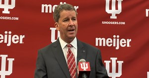 Indiana athletic director Scott Dolson discusses partnership with Merchants Bank
