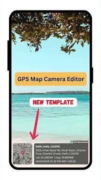 New Template - GPS Map Camera Editor Change Time & Date | #appholder