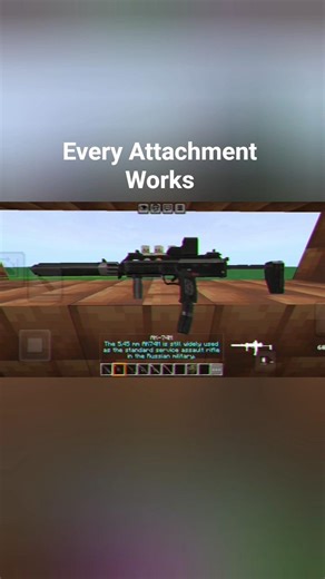 Realistic Gun Mod in Minecraft 😳🔥 #shorts