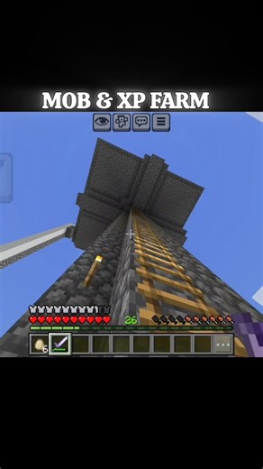 100 Days Survival Part 2 | Island Mining Entrance + XP & Animal Farms Built in Minecraft