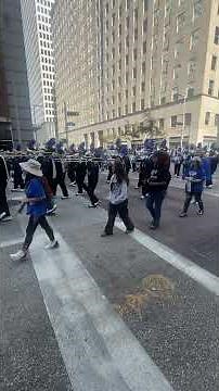 Willowridge High School Marching Band at 2026 Houston Rodeo Parade #band #rodeo #music #marchingband