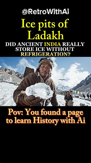 DID ANCIENT INDIA REALLY STORE ICEWITHOUT REFRIGERATION? #ancientindia #indianhistory #ai #shorts