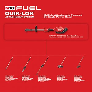 Milwaukee 49-16-2720 M18 FUEL 18V 10-Inch QUIK-LOK Pole Saw Attachment