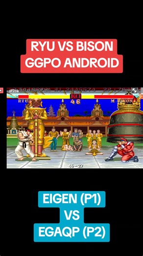 STREET FIGHTER 2 CE ONLINE USING GGPO EMULATOR FOR ANDROID #streetfighter2 #shorts #ggpo #fightcade