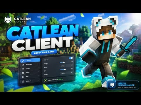 CatLean Client - The Best Free Minecraft Hacked Client for Java in 2026! (1.21 - 1.21.11+)