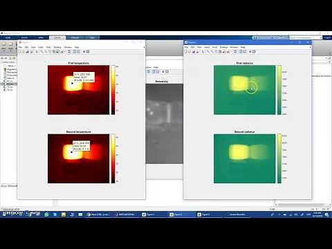 Emissivity calculation using thermal imaging in MATLAB