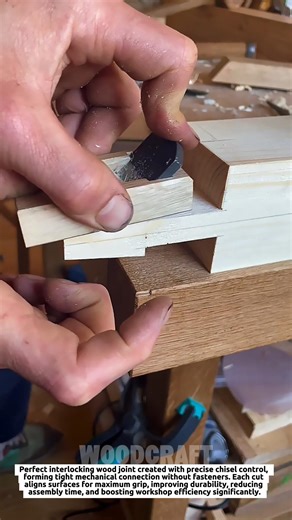 Insane Precision Wood Joint Locking Technique USA Builders Love