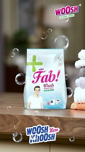 295K views · 64 reactions | Woosh Fab Wash Detergent Powder kapdon mein chamak ke saath ek aisi mehak chhod jaaye ki samaa ho jaaye khushnuma! ​ ​#woosh #washingexpert #wooshkarekhoosh #removestains #wooshfabwashdetergent | Woosh | Facebook