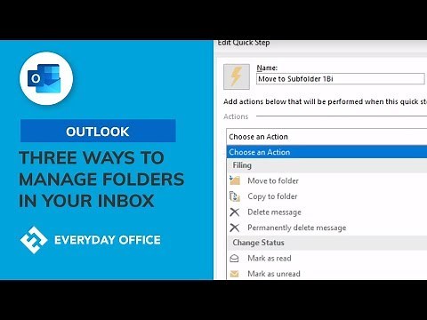 Three Ways to Manage Outlook Folders