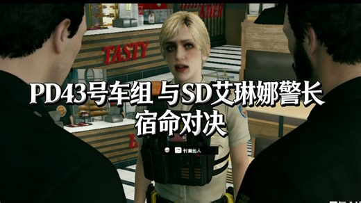 FiveM EagleRP PD43号车组与SD艾琳娜警长的宿命对决