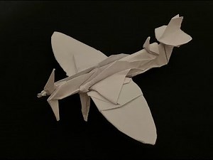 origami spitfire (not a tutorial) quick folding