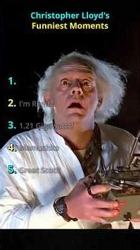 Christopher Lloyd’s Most ICONIC Funny Scenes! (Doc Brown & More)🤣#shorts