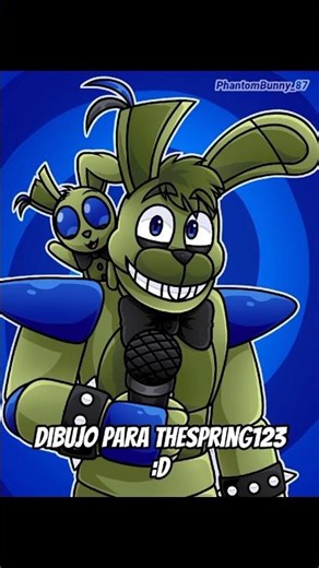 speedpaint del oc de TheSpring123 #fnaf #fnaf3 #springtrap #dibujo #speedpaint #fivenightsatfreddys