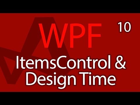 C# WPF UI Tutorials: 10 - ItemsControl Chat List & Design Time Data