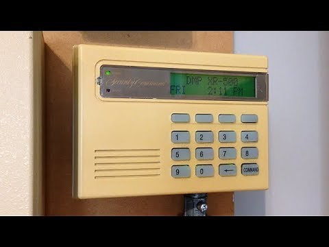 DMP XR-500 Entry/Exit Delay Demonstration with Alarm Activation