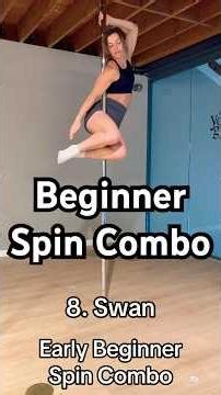 Early beginner level spin pole dance combo #polefit #polesport #poledance #funworkout #polefitness