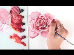 How To Paint A Rose | 2 of my methods