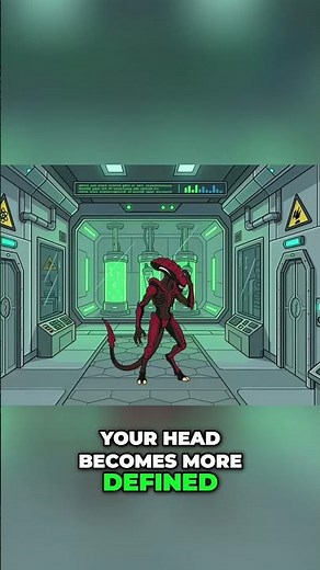 Xenomorph Growth: Nightmare Fuel Transformation Revealed! #shorts