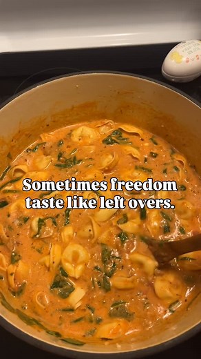 18 reactions | Sometimes freedom really does taste like leftovers....