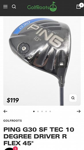 GolfRoots on Instagram: "Would you consider getting this Ping G30 SF TEC instead of the G430? Let us know whether you would make the change to save a few hundred $. Comment your thoughts on both these clubs down below - - - #golfclubs #golflife #golfstagram #golf #golftips #pinggolf"