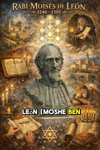 Rabí Moisés de León (1240-1305) Mosé Ben Sem Tob de León #sabiduria #espiritualidad #misticajudia #kabbalah
