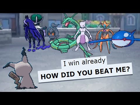 EPIC SHINY MIMIKYU pokemon showdown SWEEP