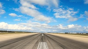 Camera Goes Through Middle Airport Runway Stock Footage Video (100% Royalty-free) 3537578309 | Shutterstock