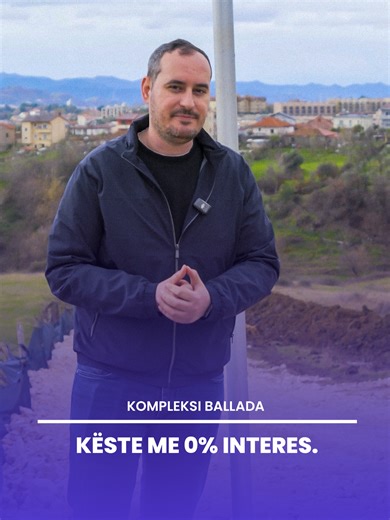 🏡 Apartamente duke filluar nga 56,000 € 🔑 Rezervim me vetëm 20% të vlerës Jo vetëm ky apartament — por çdo njësi në projekt mund të blihet me: ✔️ Pagesë me 0% interes deri në përfundim të projektit ose ✔️ Financim me kredi bankare, me kolateralin e kompanisë Ky është momenti për të bërë zgjedhjen e duhur, në fazën më të hershme të projektit. ☎️ 355 69 481 0231 ☎️ #kontakt #apartamenteneshitje #apartamentenetirane #shtepineshitje #shtepinetirane