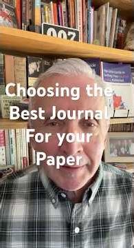 Choosing the Best Journal for Your Paper #journalpublication #academicpublishing #peerreview